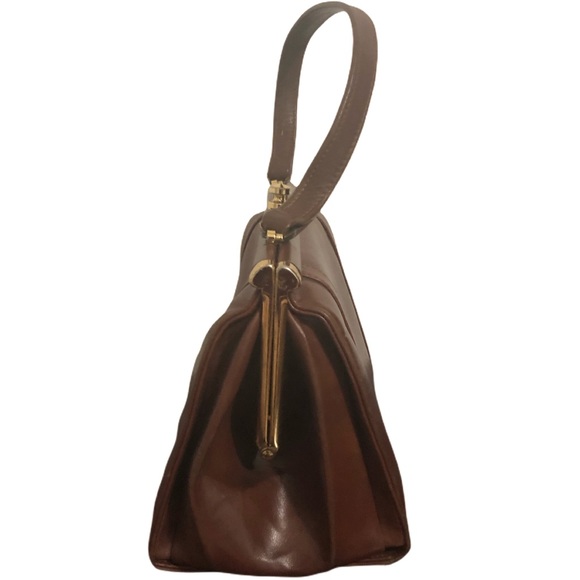 Vintage Genuine brown leather purse by National - Picture 2 of 6